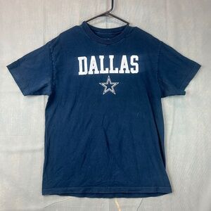 Dallas Cowboys T-shirt Men's Size L Cowboys Team Apparel Cotton Short Sleeves
